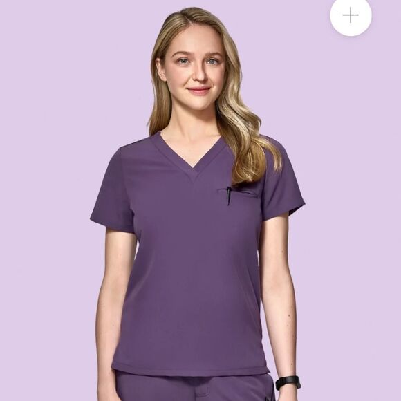 Mandala Scrub Set Dewberry XXS NWT - Picture 2 of 11